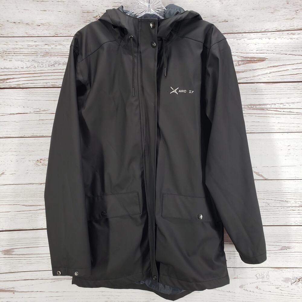 Arctix Women's Thermalock Black Raingear Jacket Size Large